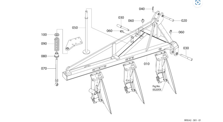 Frame plow